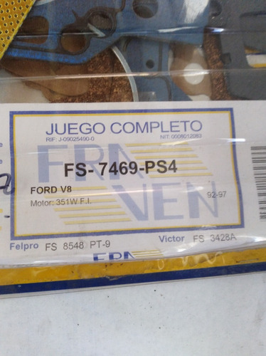 Juego Empaque Ford 351w Full-iny 92/97   Fs-3428a