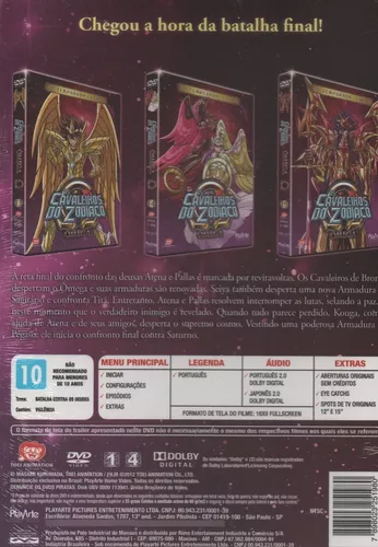 DVD Os Cavaleiros do Zodíaco Ômega: 2º Temporada - BOX 5 - UNBOXING 