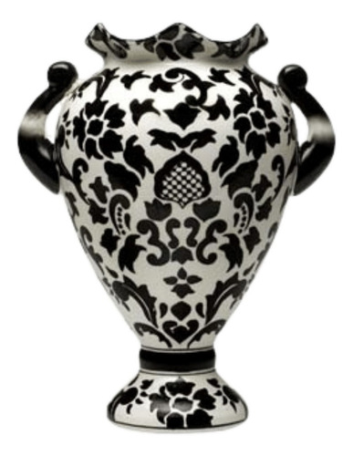 Vaso De Cerâmica Dolomita E Acabamento Tipo Glaze