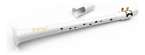 Aehoy Muslady White Saxofón Portátil Mini Saxofón Pequeño