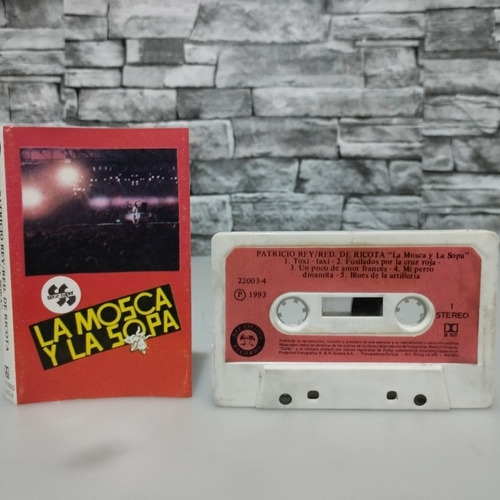 Los Redondos La Mosca Y La Sopa Cassette Uruguay Rock Argent