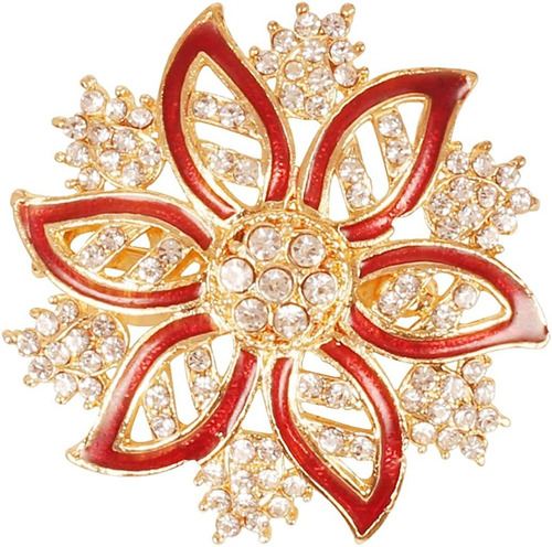 Touchstone Broche Indio De Bollywood Hecho A Mano Fino E Int