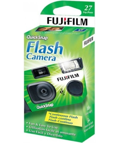 Fujifilm Cámara Desechable Fuji Quicksnap 400 Flash 27 Fotos