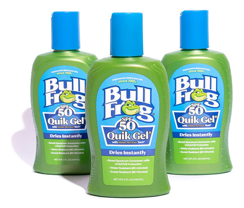 Bullfrog Quik Gel Protector Solar Spf 50 | Libre De Oxibenzo