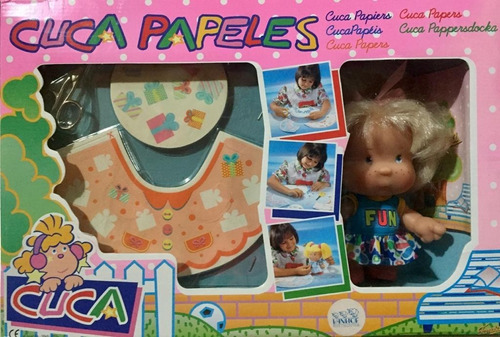 Muñeca Cuca Papeles 20 Cm Alto Jretro