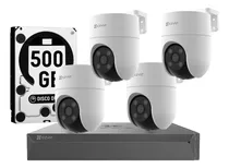 Comprar Kit 4 Camaras Ezviz H8c 2mp Nvr 8ch Ext Inalambrica Wifi