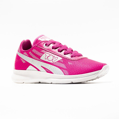 Imagen 3 de 8 de Zapatilla Urbana Niñas Toy Fucsia (28 Al 35) Art J43f