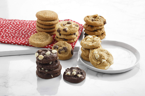 Lata De Galletas Nibblers Mr Fields 60 Galletas, 5 Sabores