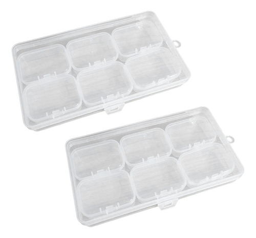 Mz 2 Cajas De Almacenamiento Organizadoras De Cuentas De