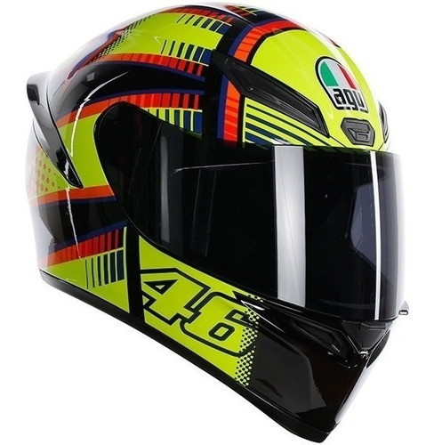 Capacete Agv K1 Soleluna Valentino Rossi Original