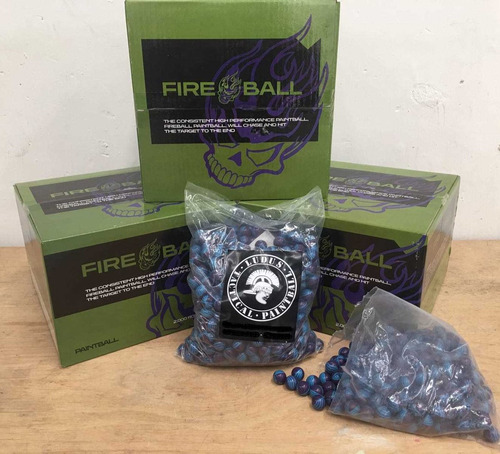 2000pellets Bolitas De Pintura De Magfed Paintball-fireball