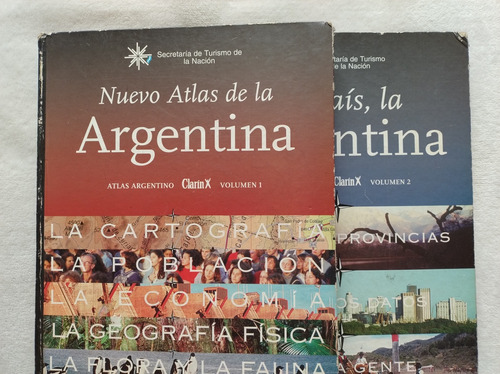 Nuevo Atlas De La Argentina. Vol. 1 Y 2. Clarín