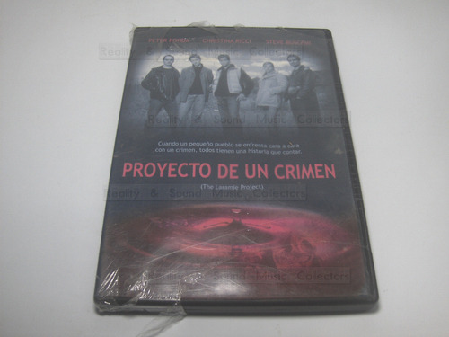 Proyecto De Un Crimen Pelicula Dvd Christina Ricci