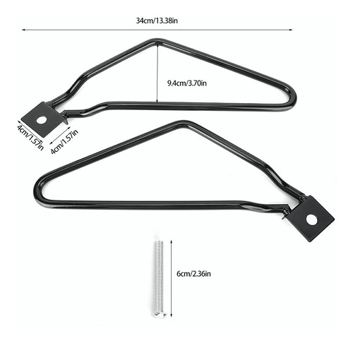 Soporte Universal De Hierro Para Alforjas De Moto A