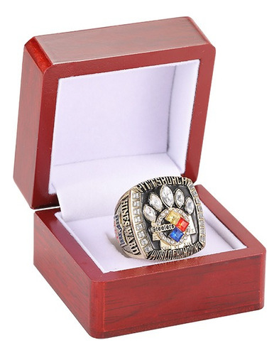 Nfl - Anillos De Campeonato De Los Pittsburgh Steelers 2005