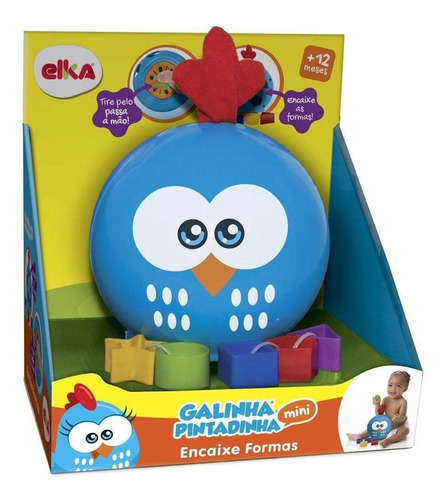 Brinquedo Educativo Encaixe Formas Galinha Pintadinha 1207