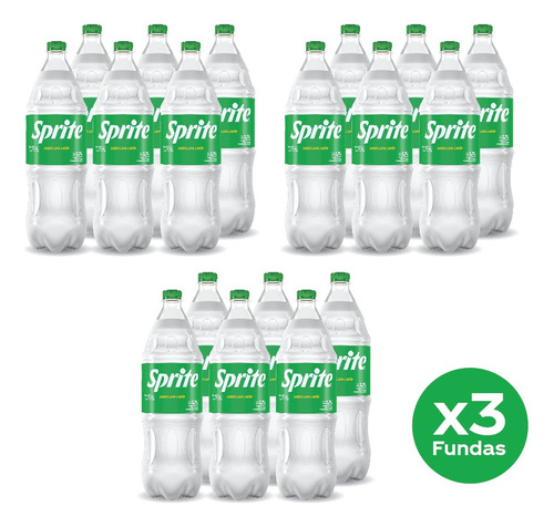 3 Packs Refresco Sprite 2,25 Ml X6 Un