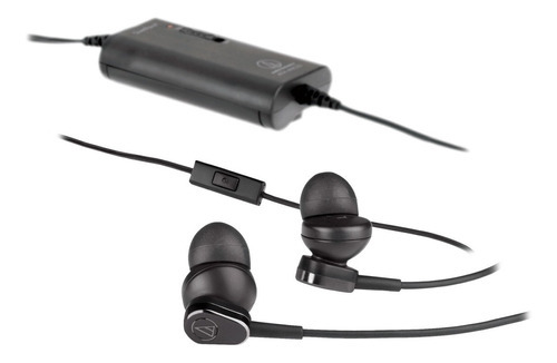 Audio-technica Ath-anc33is - Audífonos Cancelación De Ruido Color Negro