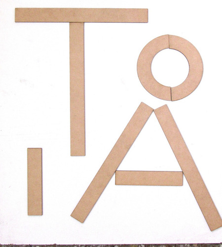Rectas Y Curvas De Madera Para Formar Letras-metodo Olsen