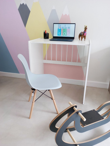 Cuna Colecho Baranda Desmontable Escritorio Estilo Mueble