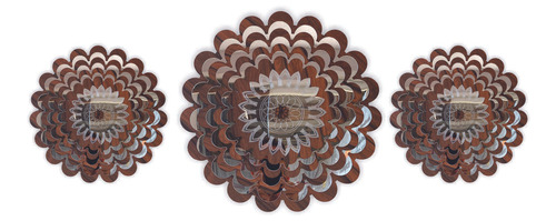 Mandala Decorativa Ambiente Sala Quarto Kit 3 Peças 38170