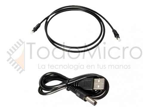 Conversor Audio Digital Jack Rca A Optico Toslink Usb