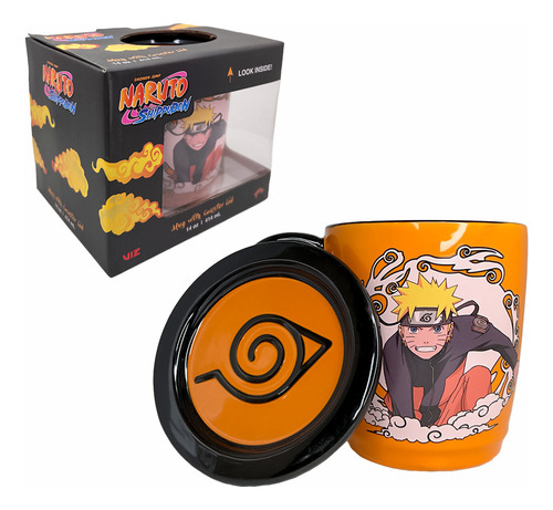 Taza Con Portavaso Naruto Shippuden Just Funky