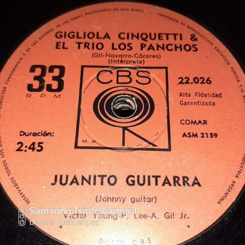 Simple Gigliola Cinquetti Y El Trio Los Panchos Cbs C16