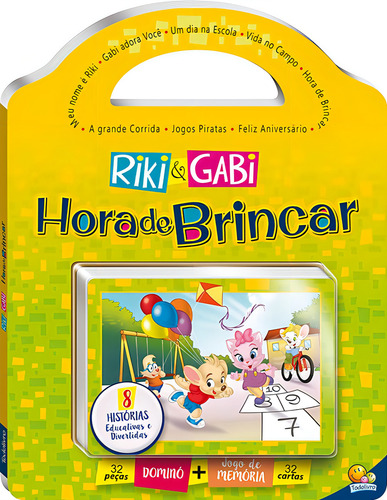 Livro 2 em 1 - dominó+memória: hora de brincar, de Todolivro Ltda. Editora Todolivro, edição 1 em português