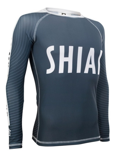 Remeras Lycra Mma Rashguard Shiai M Larga Bjj Crossfit No Gi