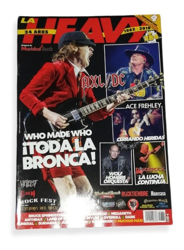 Revista La Heavy N° 384, Completa, Rock Heavy Metal