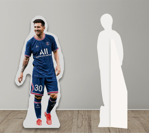Figura Coroplast Tamaño Real  Messi Futbol  Personalizado