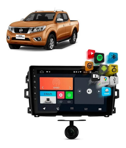 Multimídia Android 2gb+96gb+moldura+cam P/carros Nissan