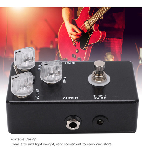Pedal True Bypass Effect Guitarra Super Rat Distortion