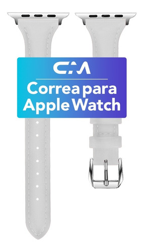 Correa Para Smartwatch Cuero Piel Compatible Con Apple Watch