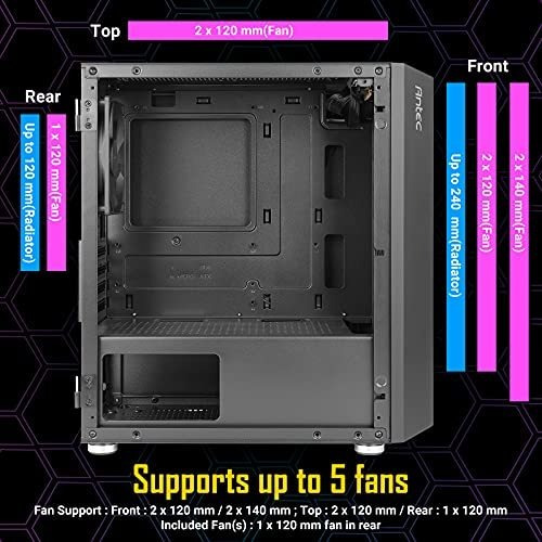 Nx200 Micro Atx Tower Mini Estuche Para Computadora Aire