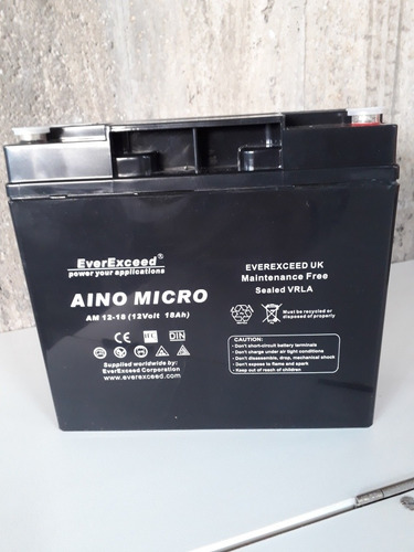 Imagen 2 de 3 de Batería Gel 12v 18 A . Importador Calidad Garantía