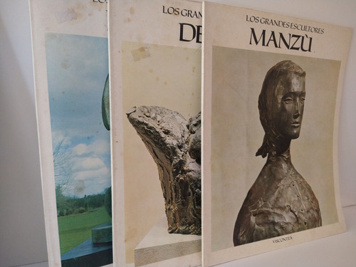 Revistas Los Grandes Escultores Pack X 3 Viscontea ' 80 (Usado)