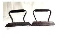 Comprar Plancha Antigua Hierro Fundido Lote 2 Planchitas Negras