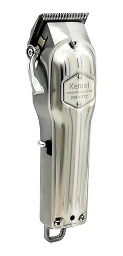 Cortadora de pelo Kemei KM-1977 plata 100V/240V