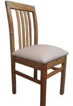 Comprar Silla de comedor Mobiliario CyN CyN Emilia con estructura color natural y asiento crudo