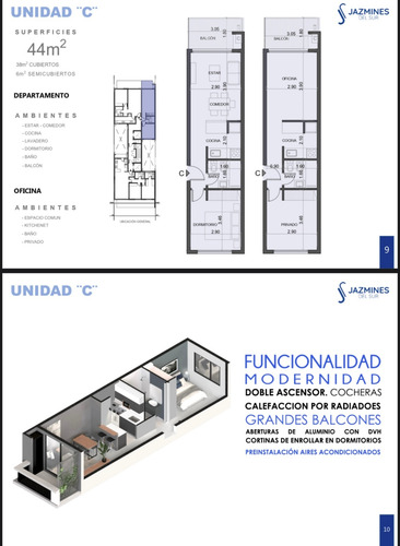 Venta Departamento 1 Dormitorio Centro