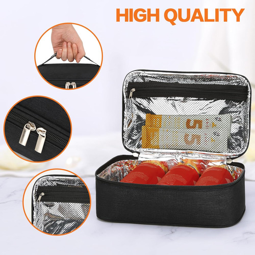 Bolsa De Almuerzo Pequeña De Estilo Natural, Mini Aislant...