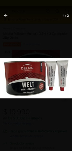 Delfin Welt Masilla Poliester