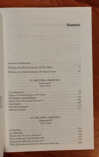 El Discurso Amoroso... (Usado)
