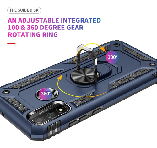 Funda Shockproof Para Huawei P30 Lite + Cristal 21d