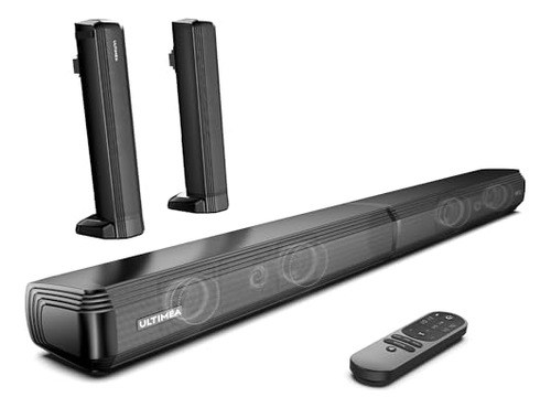 Barras De Sonido Ultimea 2.2ch Para Tv, Peak Power 100w, Blu