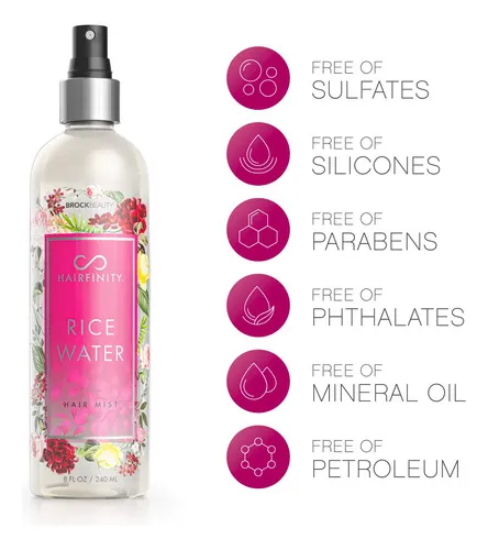 Hairfinity Rice Water Hair Mist Frmula De Crecimiento Libre