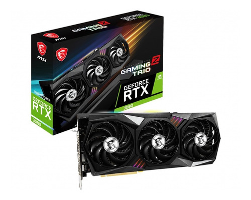 Imagen 1 de 8 de Placa De Video Msi Rtx 3080 Gaming Z 12gb Gddr6x Nvidia Lhr