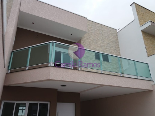 Imagem 2 de 3 de Lindo Sobrado, 03 Dormitórios (sendo 01 Suíte), Em Jardim Dos Ipês - Suzano/sp. - So00513 - 69511678
